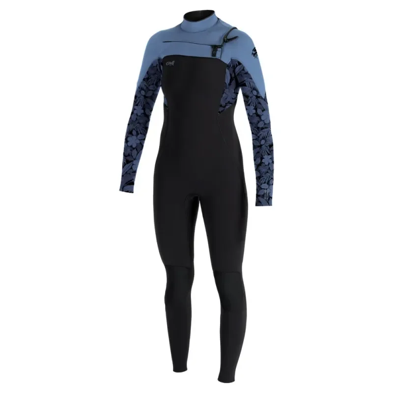 Offre Limitée Combinaison neoprene femme o neill epic 4-3 frontzip noir stormy