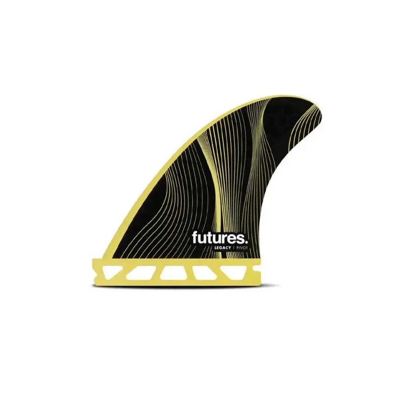 Ailerons surf futures p4 legacy honeycomb yellow Solde