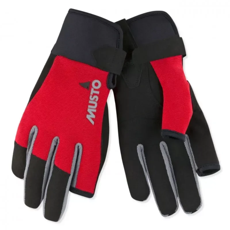 Nouvelle Collection Gant doigts long croisiere sailing - rouge - musto