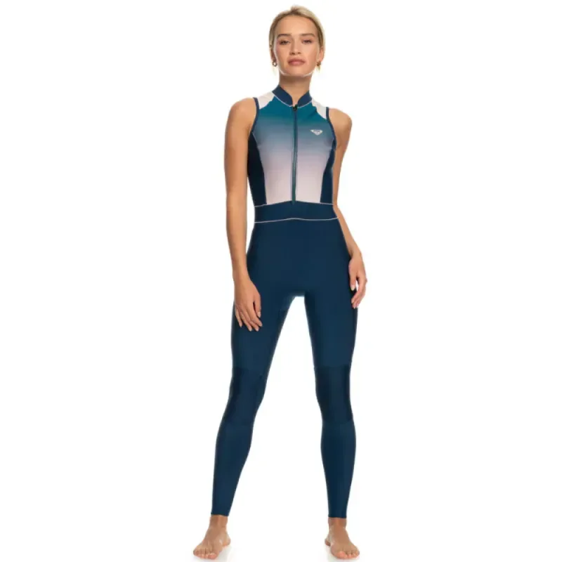 Combinaison femme roxy 1.5mm frontzip bleu Acheter En Ligne