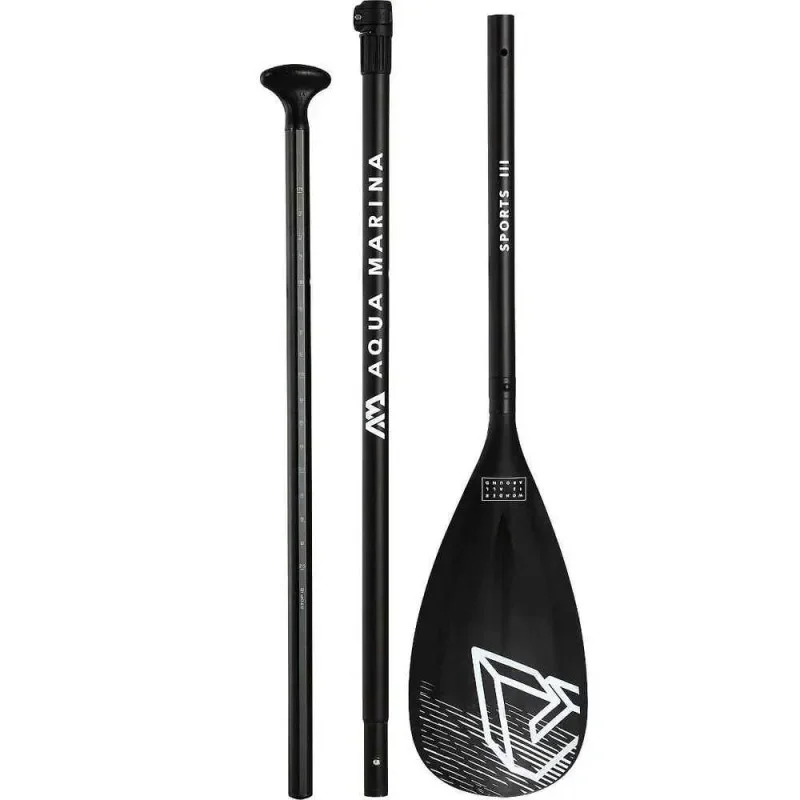 Promotion Saisonnière Pagaie sup aquamarina sports 3 alu 3 parties