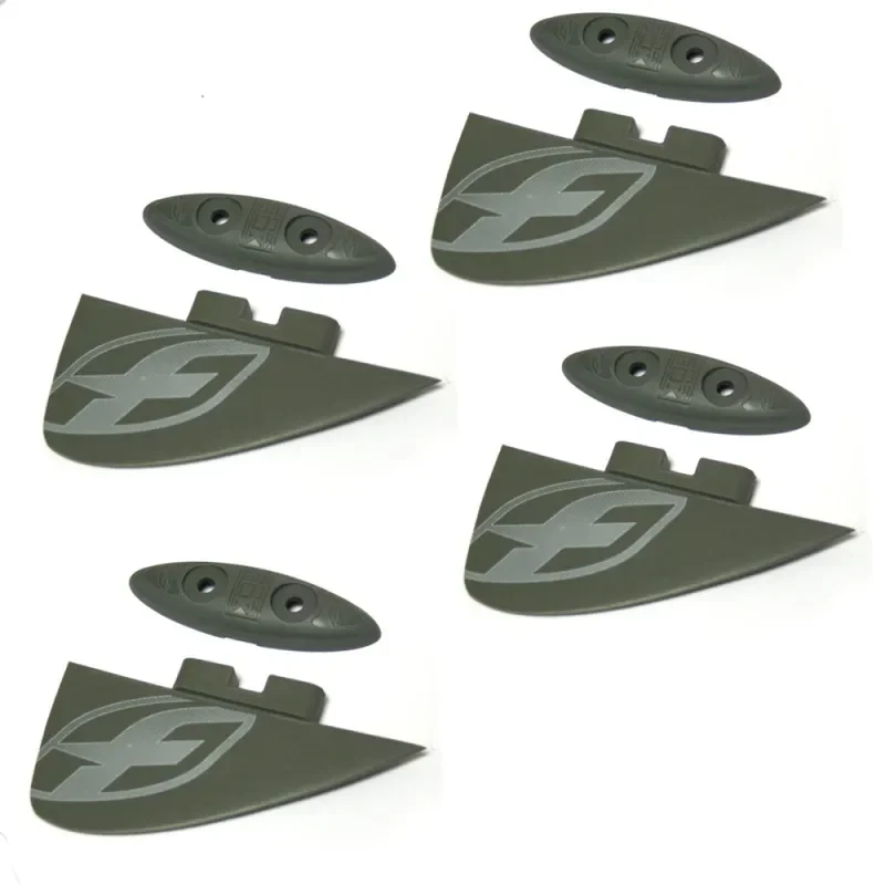 Ailerons f-one unibox 50mm gris Dernier Modèle