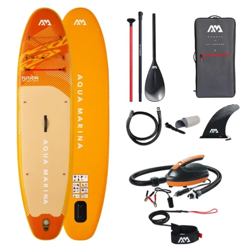 Pack paddle gonflable aqua marina fusion 10.10 + pompe electrique 12v Commander Maintenant