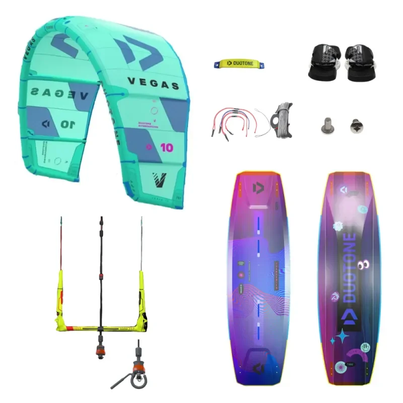 Certifié Pack de kitesurf duotone Vegas + Team series