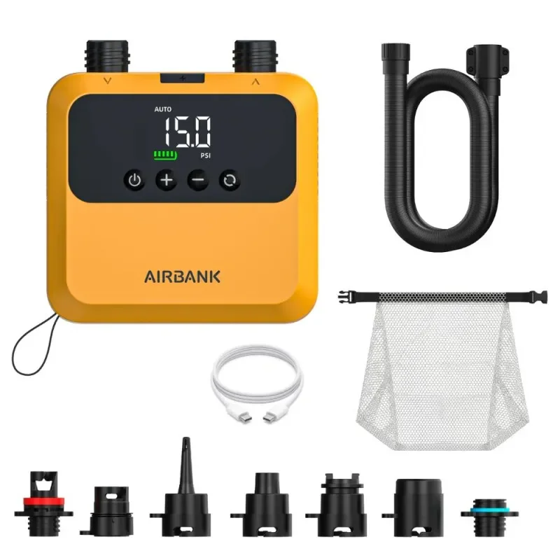 Pompe électrique sans fil Airbank Pulse Pro – 20 PSI avec batterie intégrée Jusqu'à Épuisement Des Stocks