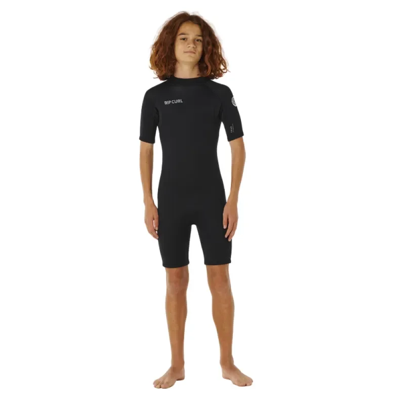 Marque Shorty Néoprène Enfant RIP CURL TRAD 2/2mm Back Zip Noir