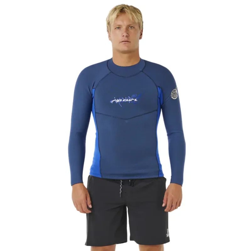 Veste Néoprène RIP CURL E-BOMB LS 1.5mm BLEU Affaire À Saisir