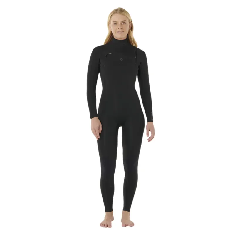 Combinaison Néoprène Femme RIP CURL DAWN PATROL PRO 3/2mm Chest Zip Noir Petit Prix