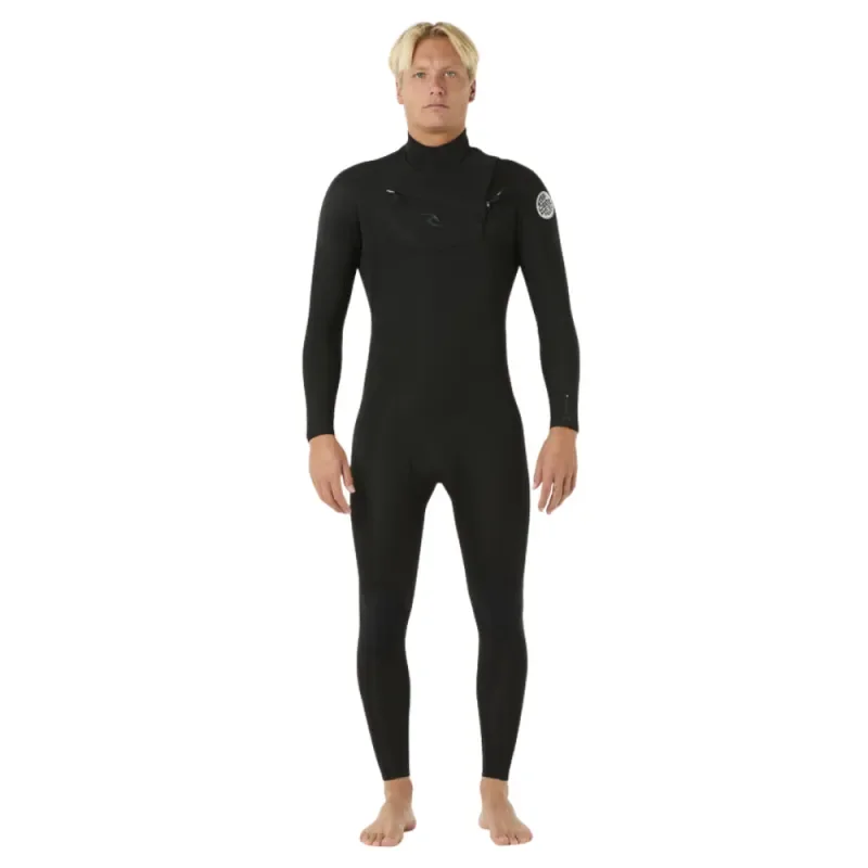 Combinaison Néoprène RIP CURL DAWN PATROL PRO Chest Zip 3/2mm Noir Meilleure Vente