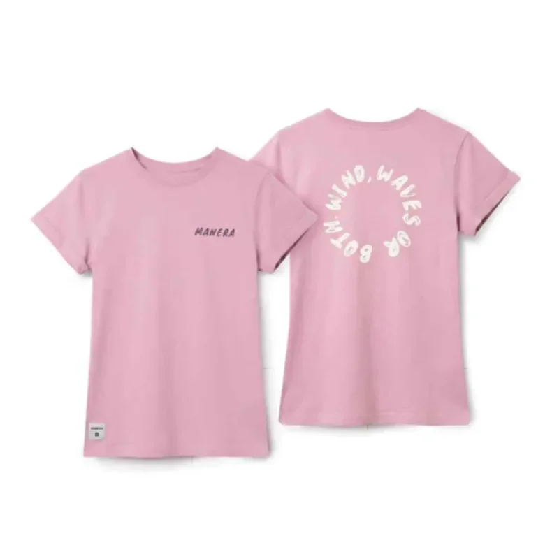 T-shirt femme manera wind waves both lilac Soldes