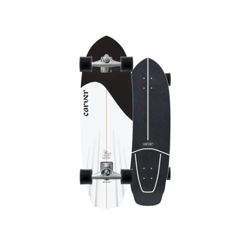 Surfskate carver black tip cx Populaire