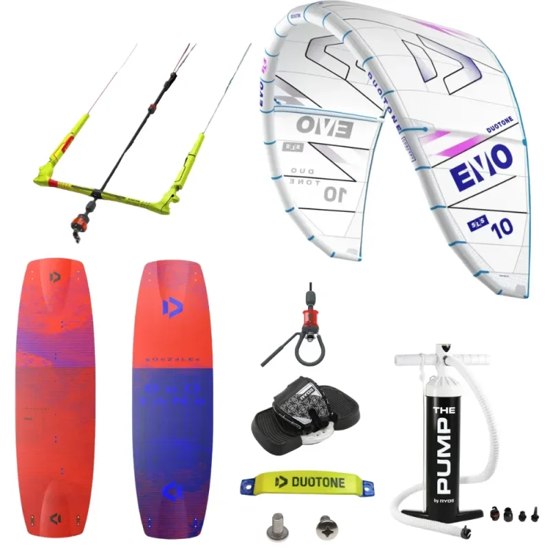 PACK KITESURF EVO SLS + GONZALES + CLICK BAR Affaire À Saisir