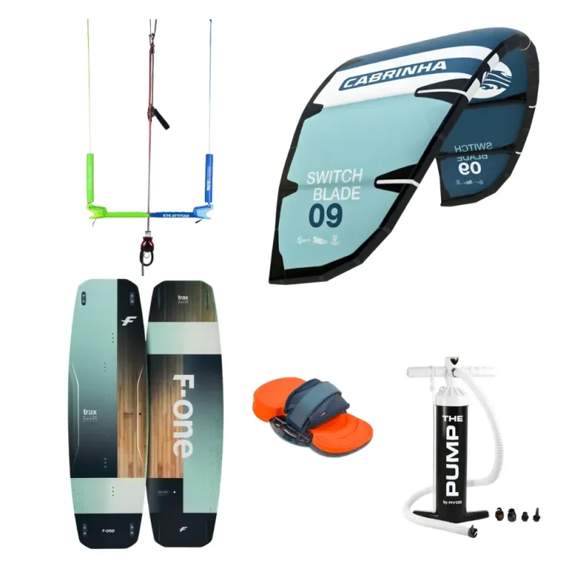 Meilleur Prix PACK KITESURF CABRINHA + TRAX F-ONE + BARRE