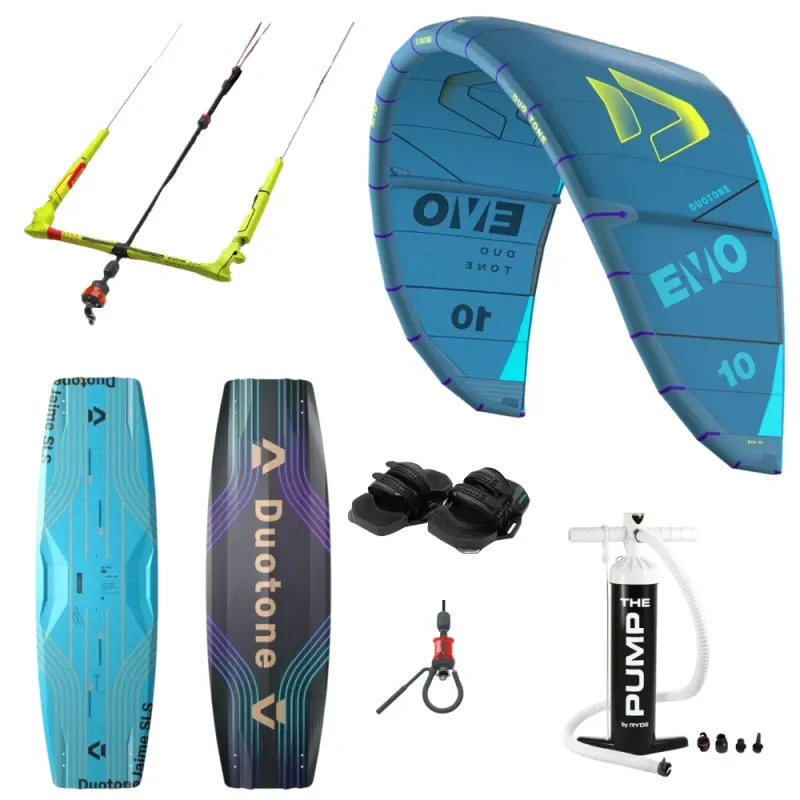 PACK KITESURF DUOTONE EVO + JAIME SLS + CLICK BAR Haute Qualité