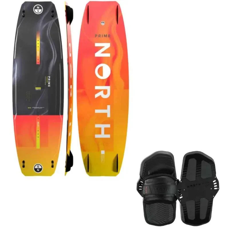 PACK KITESURF NORTH PRIME + PADS ET STRAPS FLEX Commander Vite