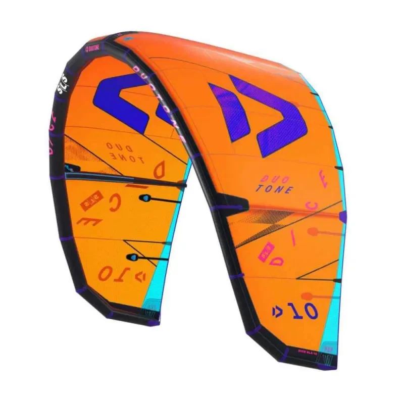 Aile de kitesurf duotone dice sls orange-bleu Populaire