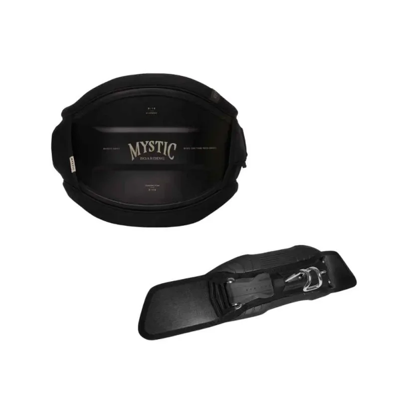 Pack Harnais Ceinture Kitesurf MYSTIC MAJESTIC Black + Spreaderbar Mystic Ace Dernière Chance