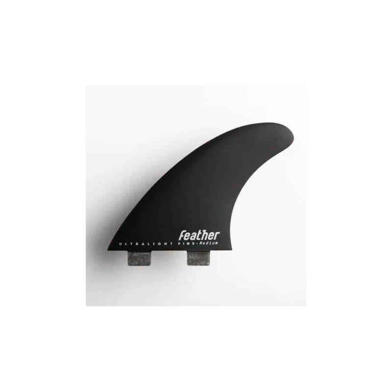 FEATHER FINS ULTRALIGHT DUAL TAB BLACK MEDIUM Bon Plan