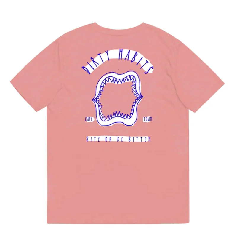 Meilleur Choix DIRTY HABITS JAWS OVERSIZE TEE - T-SHIRT ABRICOT