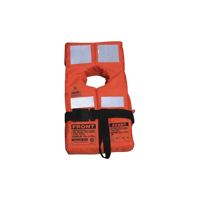 BRASSIÈRE DE SAUVETAGE LALIZAS ENFANT ET BÉBÉ 150N SOLAS enfant de 15 à 43 kg Vente Flash