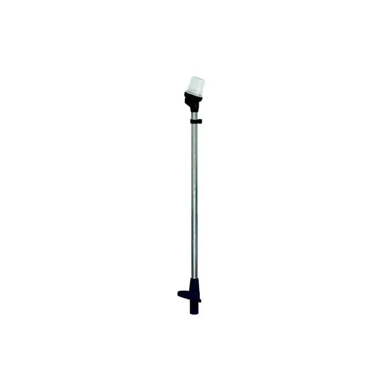 Expédié Aujourd'hui FEU BLANC SUR HAMPE LALIZAS NOIR ESCAMOTABLE 54 cm