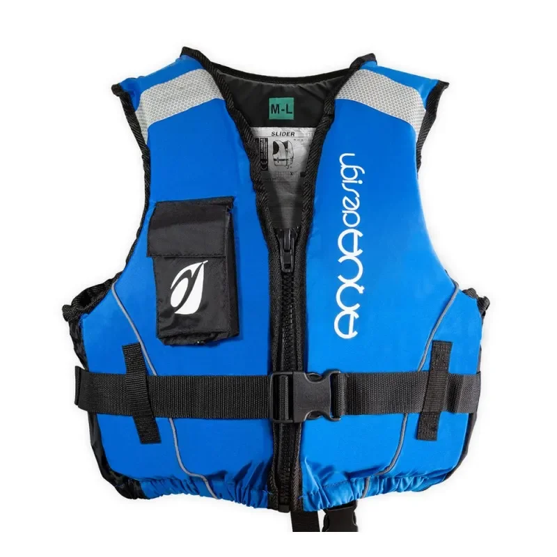 GILET AQUADESIGN SLIDER 50N BLANC/BLEU Nouvelle Collection