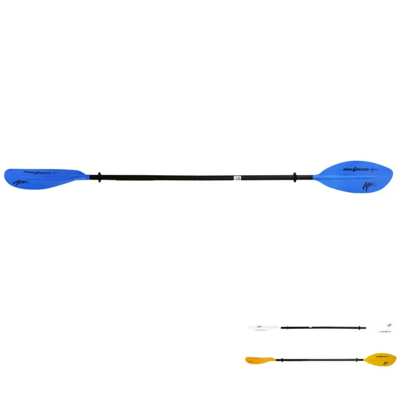 PAGAIE KAYAK AQUADESIGN ATTAK 4 PARTIES 220CM Jaune Quantité Limitée