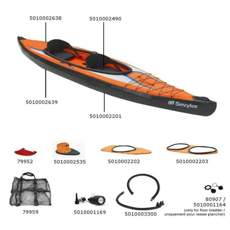 PIECES DETACHEES SEVYLOR POINTER K2 Jupe Top Vente