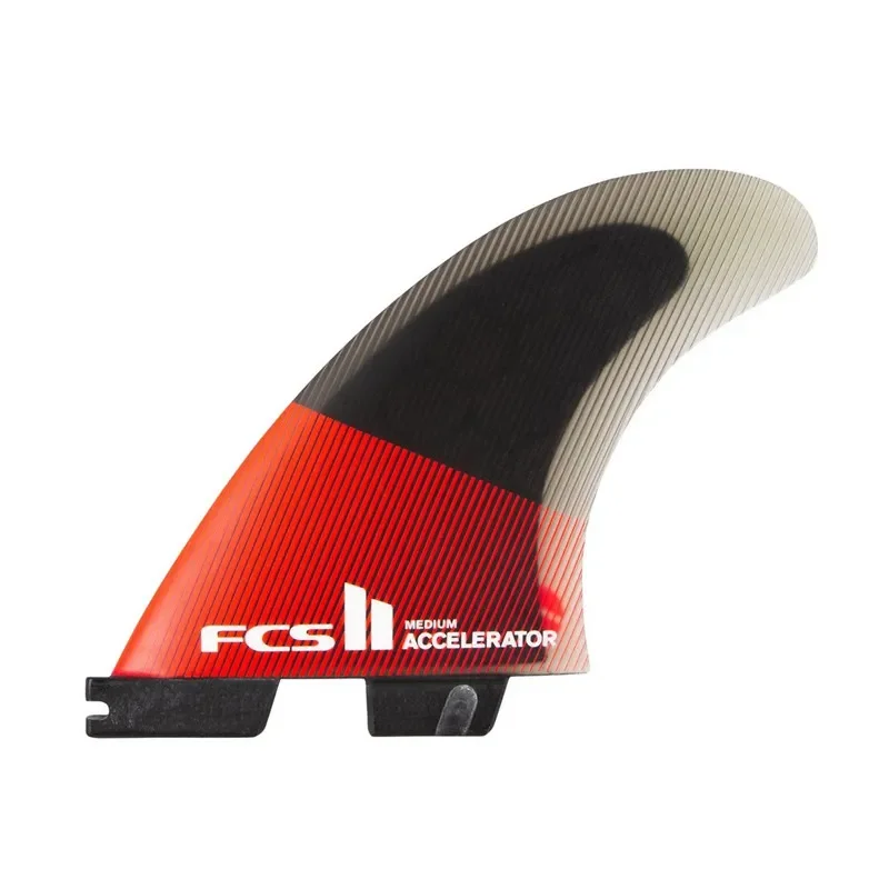 Top Vente DERIVES FCS II ACCELERATOR PC MEDIUM RED/BLACK SET DE 3 THRUSTER