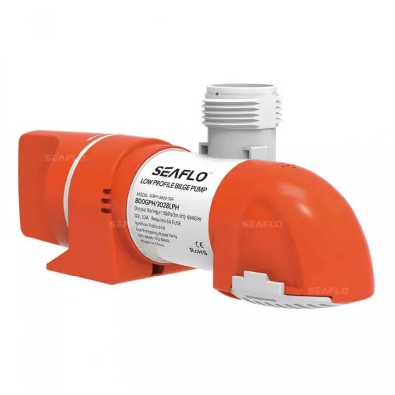 Prix Cassé Pompe de cale automatique low profile 12 V - SEAFLO 800 gph