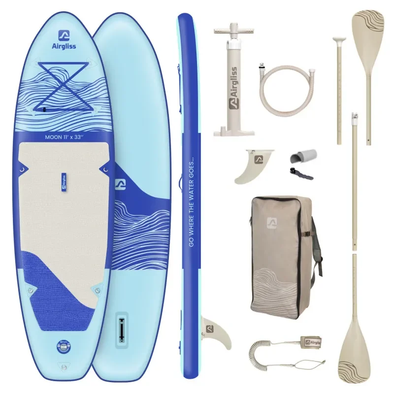 Dernier Modèle PADDLE GONFLABLE AIRGLISS MOON 11.0 JUSQU‘A 2 PERSONNES