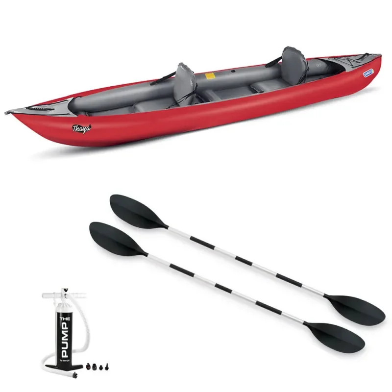 Réduction PACK KAYAK GUMOTEX THAYA 2 PLACES CONVERTIBLE ROUGE