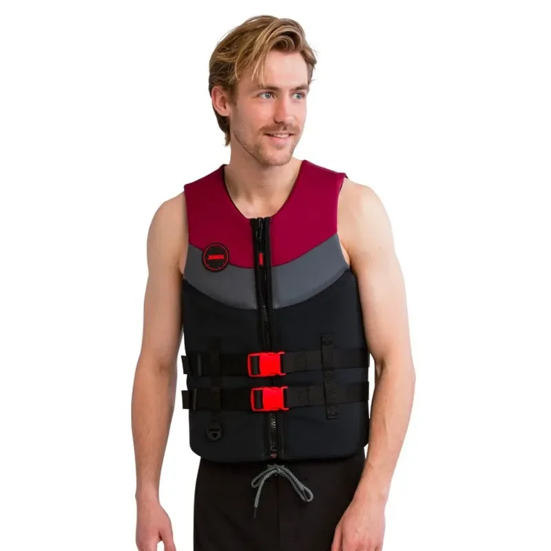 Gilet de sauvetage jobe neoprene burgundy rouge Offre Limitée