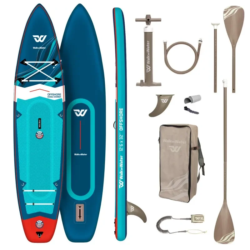Meilleure Vente Paddle gonflable wow offshore 12.6 double chambre