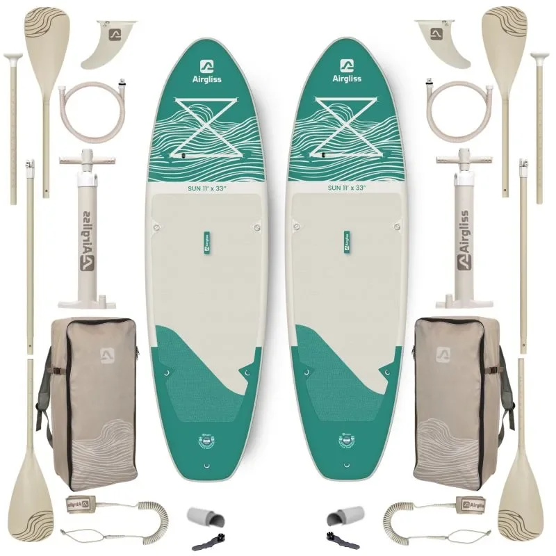 Pack Duo PADDLE GONFLABLE AIRGLISS SUN 11.0 Dernière Chance
