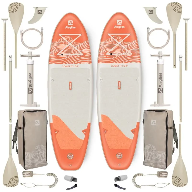 Quantité Limitée PACK DUO PADDLE GONFLABLE AIRGLISS COMET 11.0