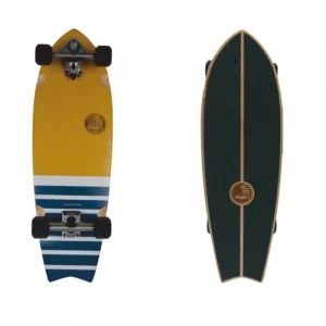 Expédition Rapide Glissade Surfskate FISH BROWN 32