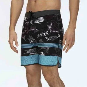 Hurley M PHTM GONE FISHIN Costume de bain de 18 ans Nouvel Arrivage