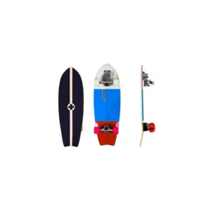 Meilleur Choix Manuel Surfskate Rouge Bleu Blanc 31