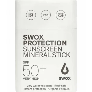 Solde Swox Stick de crème solaire minérale, Spf 50+, 9,5gr