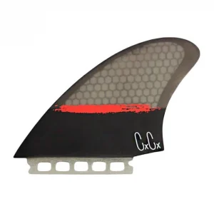 Captain Fin dérives de surf Twins / Keels Single Tab - Christenson HEX Black Promotion Saisonnière