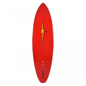Lightning Bolt Craig Hollingsworth Single Fin Diamond Tail Rouge/Rouge/Jaune Offre Spéciale