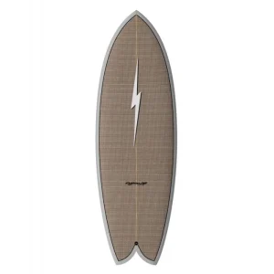 Promotion Lightning Bolt Ecologic Quad Fish gris gris blanc