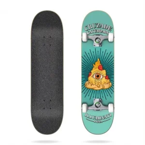 Certifié Skateboard Cruzade Illuminaty Pizza 8.25" x 31.85