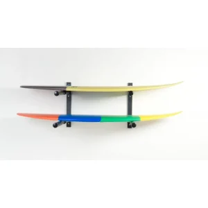 SYSTÈME DE SURF DOUBLE RACKS MÉTALLIQUES À DEUX NIVEAUX Certifié