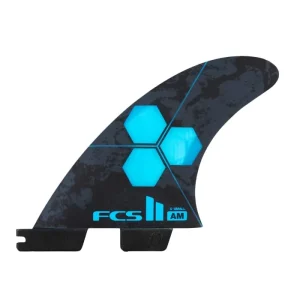 FCS II AM PC X-S Cyan Tri Retail Fins Prix Choc