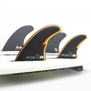 FCS II GL PC PC Black Tri-Quad Retail Fins Acheter En Ligne