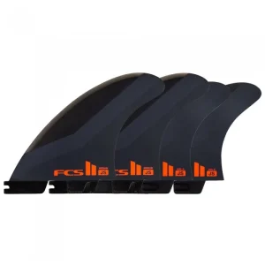 FCS II JS PC Charcoal/Red Tri-Quad Fins Achat Immédiat