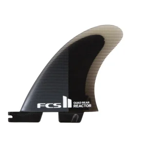 FCS Ailes arrière Quad II Reactor PC Charcoal/Noir Meilleure Vente