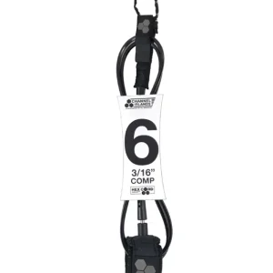 Hex Comp Leash de surf Noir 6 3/16 Haute Qualité